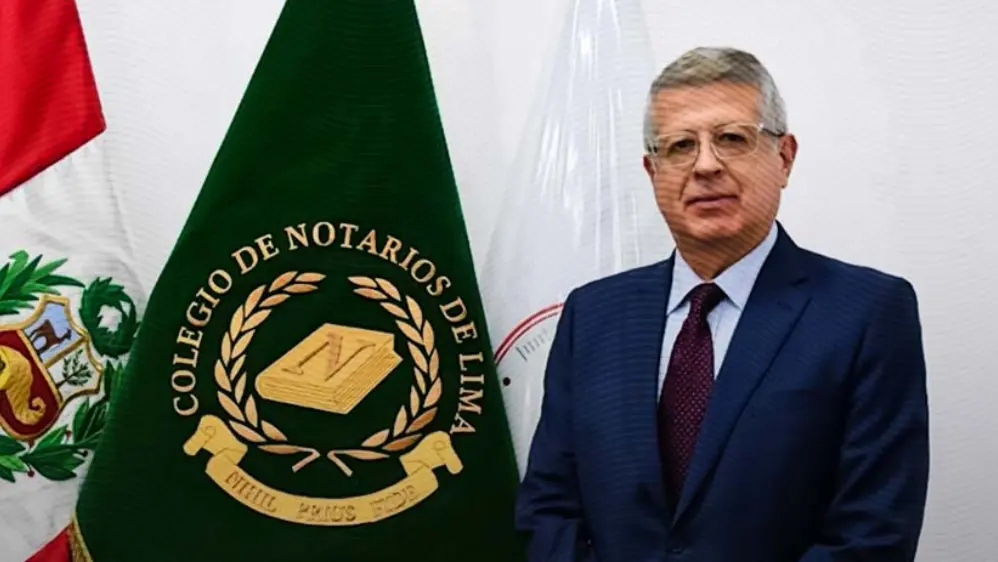 Decano del Colegio de Notarios de Lima (CNL): Alejandro Collantes Becerra
